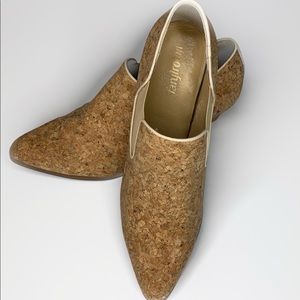 Anthropologie Farylrobin cork booties 8.5
